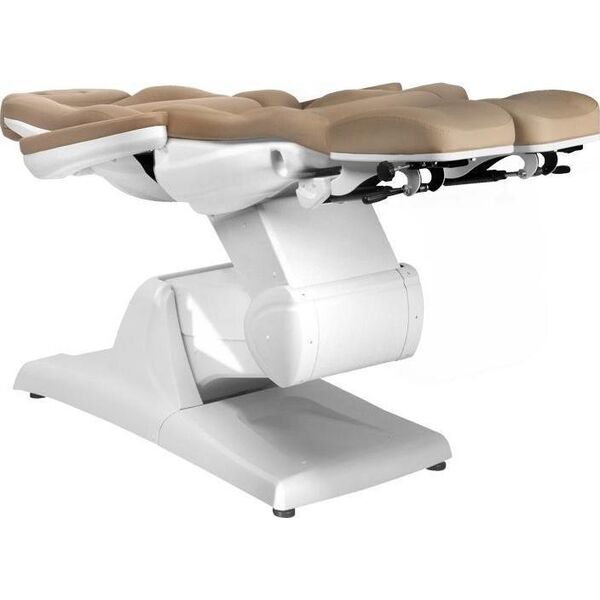 FOTEL KOSMETYCZNY ELEKTR. AZZURRO 870S PEDI 3 SILN. CAPPUCCINO