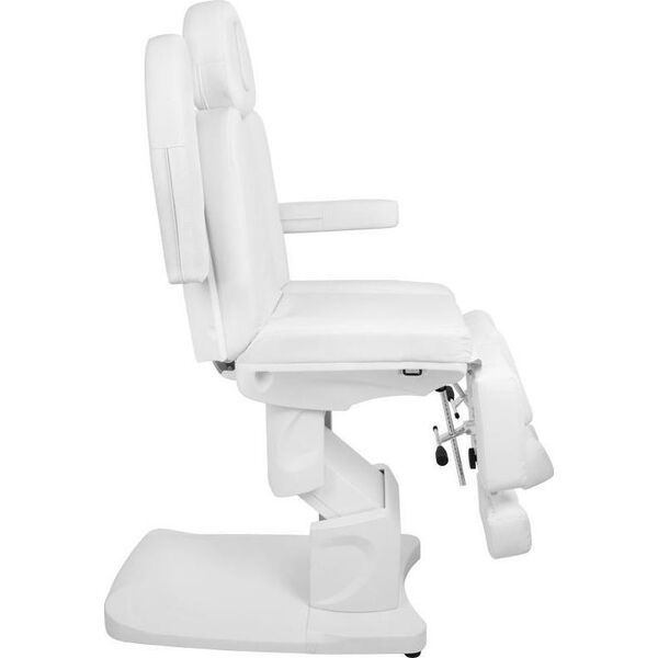 FOTEL KOSMETYCZNY ELEKTR. AZZURRO 708AS PEDI 3 SILN. BIAŁY