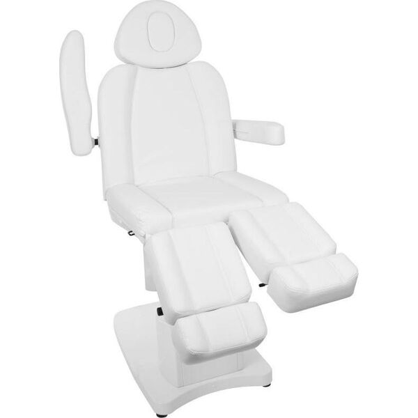 FOTEL KOSMETYCZNY ELEKTR. AZZURRO 708AS PEDI 3 SILN. BIAŁY