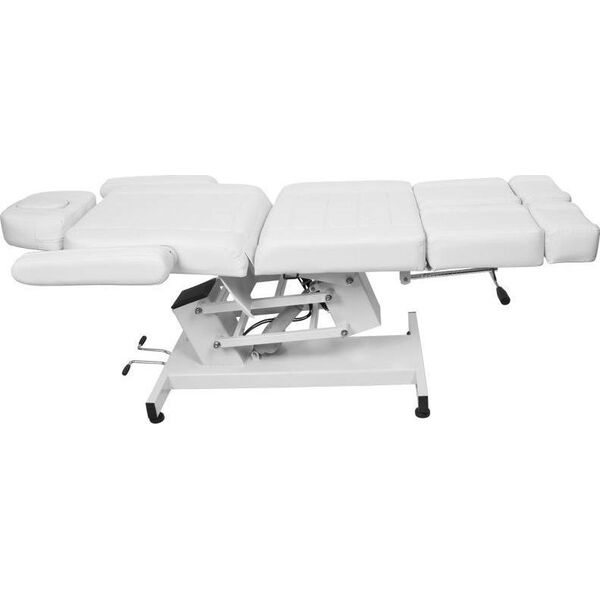 FOTEL KOSMETYCZNY ELEKTR. AZZURRO 706 PEDI 1 SILN. BIAŁY