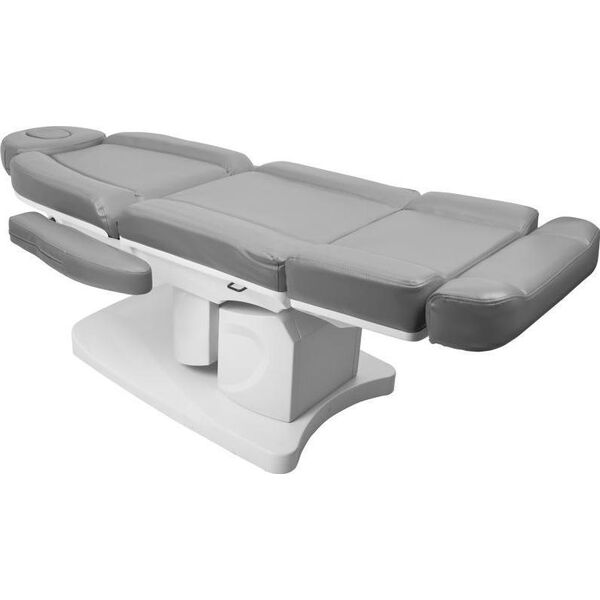 FOTEL KOSMETYCZNY ELEKTR. AZZURRO 708A 4 SILN. SZARY