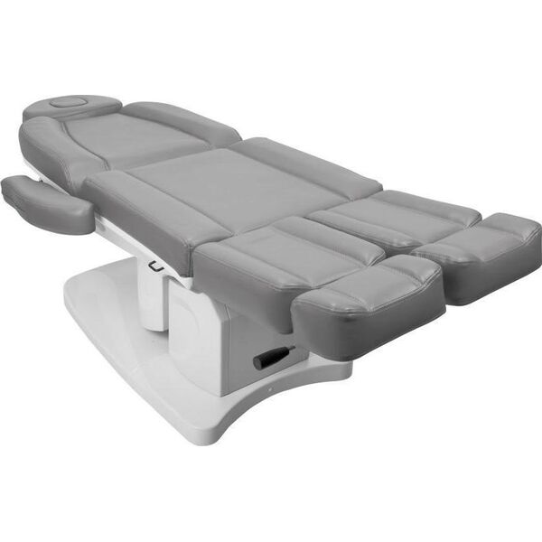 FOTEL KOSMETYCZNY ELEKTR. AZZURRO 708AS PEDI 3 SILN. SZARY