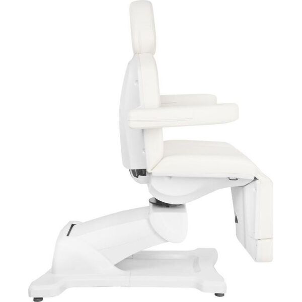 FOTEL KOSMETYCZNY ELEKTR. AZZURRO 869AS PEDI OBROTOWY 5 SILN. BIAŁY