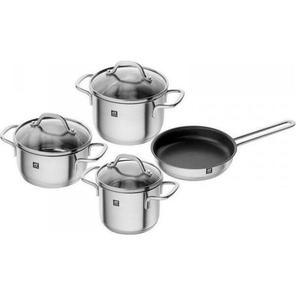 Zwilling Zestaw 3 garnków i patelnia ZWILLING Pico