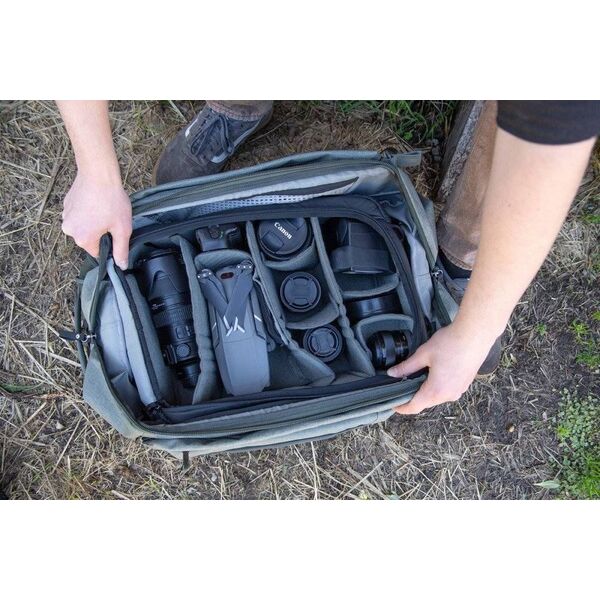 Plecak Peak Design Torba fotograficzna / plecak Peak Design Travel Duffelpack 65L szarozielona