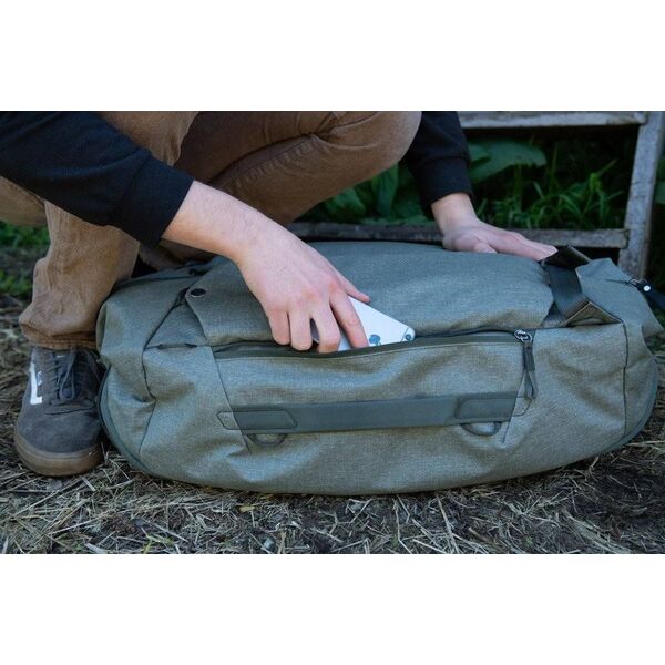 Plecak Peak Design Torba fotograficzna / plecak Peak Design Travel Duffelpack 65L szarozielona