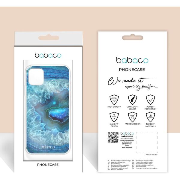 Babaco Etui Abstrakt 001 Babaco Nadruk pełny Wielobarwny Producent: Iphone, Model: 12 Mini