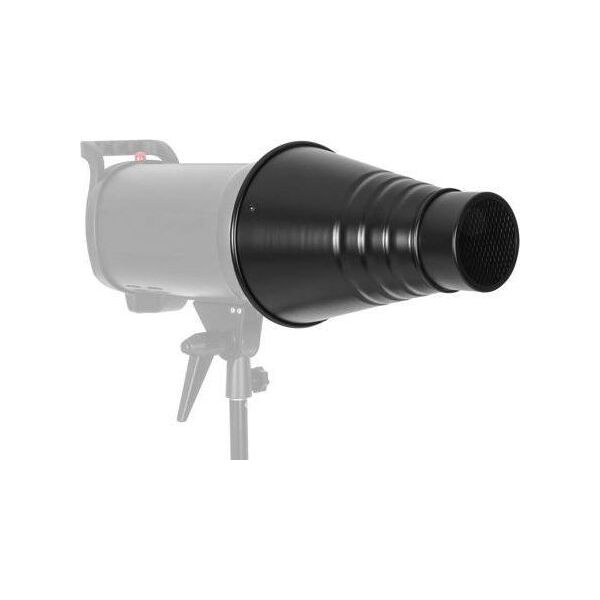 Lampa studyjna GlareOne Czasza GlareOne snoot strumienica z plastrem miodu + 4 filtry