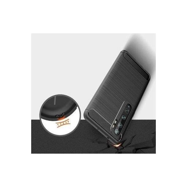 CASE ETUI CARBON LUX CZARNY XIAOMI MI 10 PRO