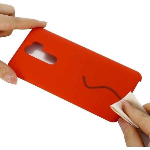 ETUI SILICONE CASE XIAOMI MI NOTE 10 CZERWONY