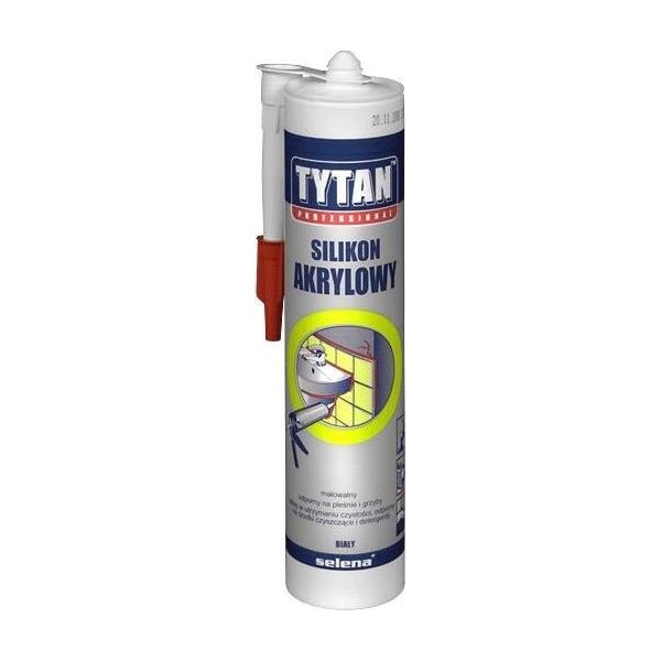 Tytan SILIKON AKRYLOWY 280ML BIAŁY