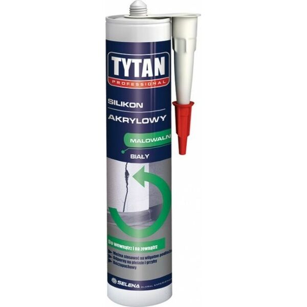 Tytan SILIKON AKRYLOWY 280ML BIAŁY