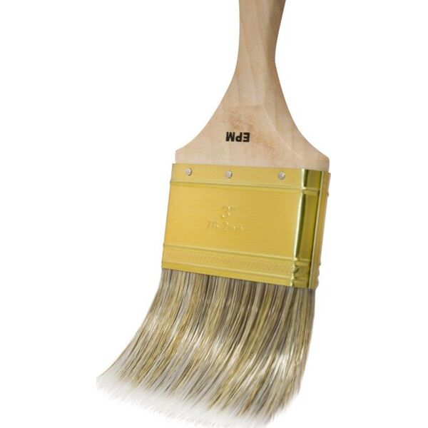 EPM PĘDZEL ANGIELSKI PŁASKI WOOD 76MM - 3&#039|&#039|