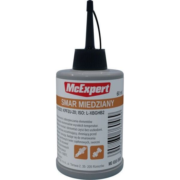 McExpert SMAR MIEDZIANY BUTELKA Z MIESZKIEM 60ML