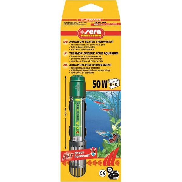 Sera Grzałka z termostatem 50 W, 18,5 cm