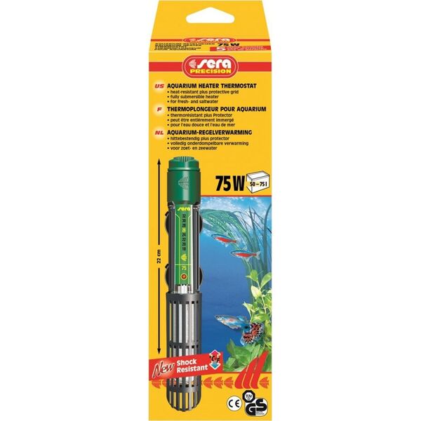 Sera Grzałka z termostatem 75 W, 22 cm
