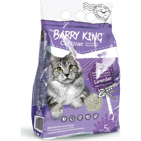 Żwirek dla kota Barry King Barry King Lawenda 5 l
