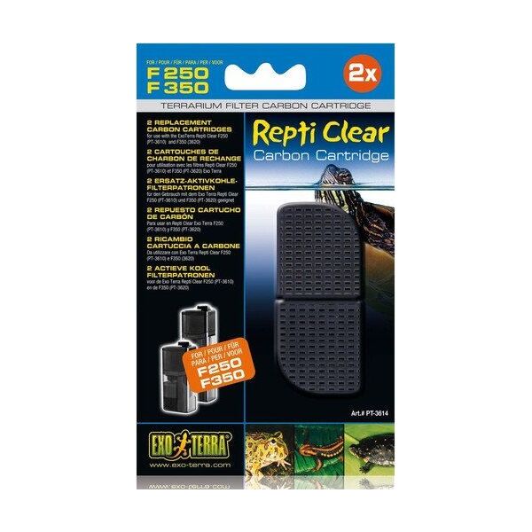 Exo Terra Wkłady węglowe do filtra wewnętrznego Repti Clear F250