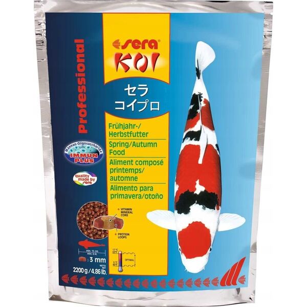 Sera Koi Professional Spring/Autumn Food 2.200 g - pokarm specjalny