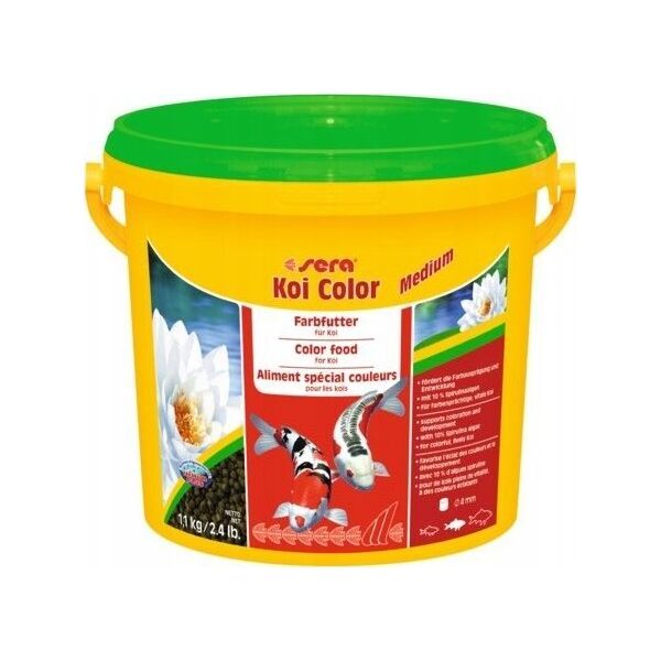 Sera Koi Color Medium 3.800 ml, granulat - pokarm postawowy dla Koi