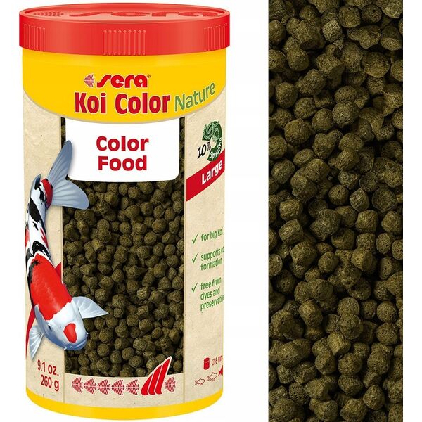 Sera Koi Color Large 1.000 ml, granulat - pokarm postawowy dla Koi