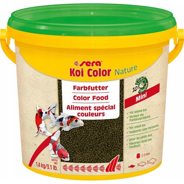 Sera Koi Color Mini 3.800 ml, granulat - pokarm postawowy dla Koi