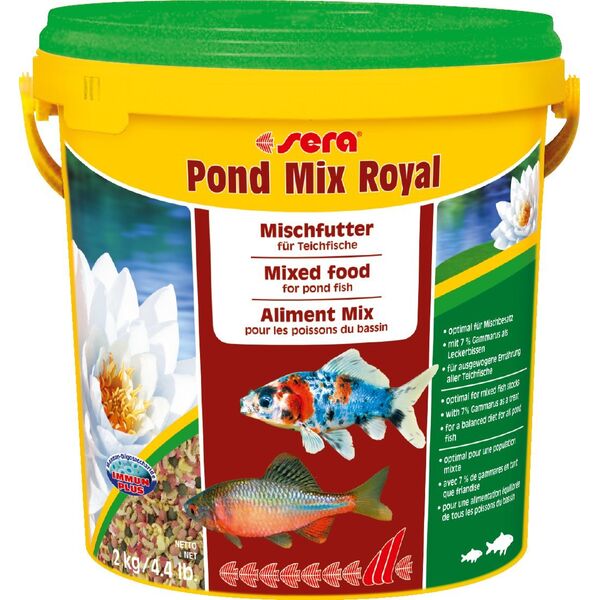 Sera Pond Mix Royal 10 l, mieszanka -pokarm dla ryb stawowych