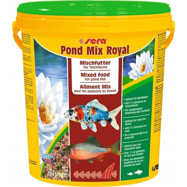 Sera Pond Mix Royal 21 l, mieszanka -pokarm dla ryb stawowych