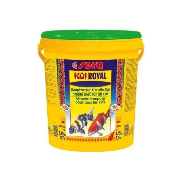 Sera Koi Royal Medium 21 l, granulat - pokarm postawowy dla Koi