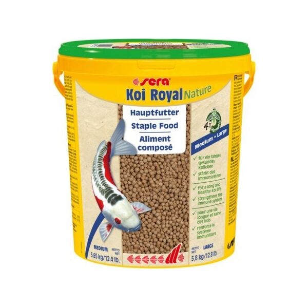 Sera Koi Royal Medium 21 l, granulat - pokarm postawowy dla Koi