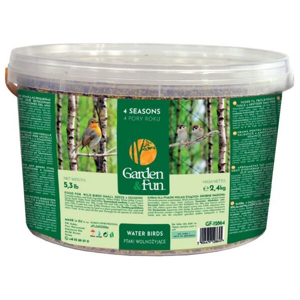 Garden&Fun Karma dla ptaków wolnożyjących drobne nasiona - 4 pory roku 2,4 kg