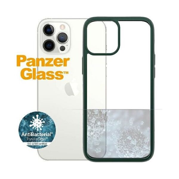 PanzerGlass Etui ClearCase do iPhone 12 Pro Max Racing Green Antibacterial