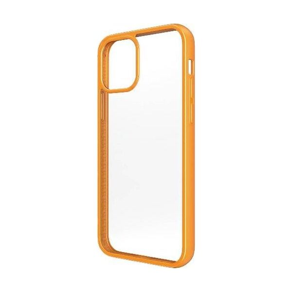 PanzerGlass Etui ClearCase do iPhone 12/12 Pro Orange Antibacterial