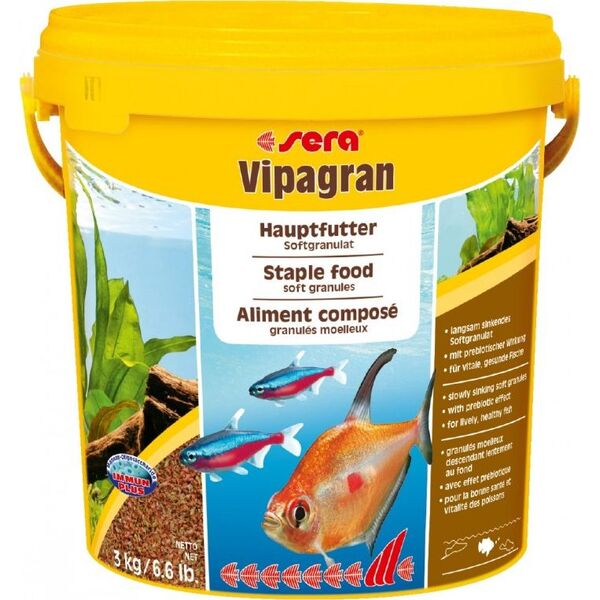 Sera Vipagran Nature 3kg/10L, granulat - pokarm podstawowy