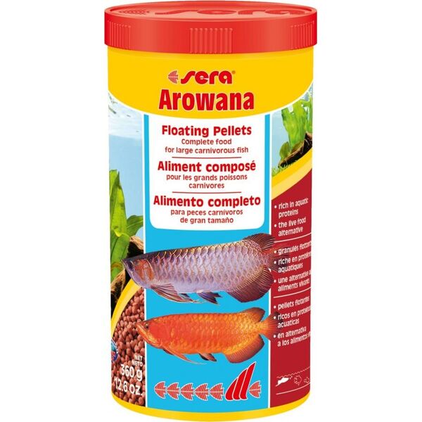 Sera Arowana 1.000 ml, granulat -pokarm podstawowy dra ryb drapieżnych