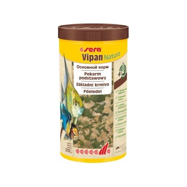 Sera Vipan Nature 1000 ml, płatki - pokarm premium