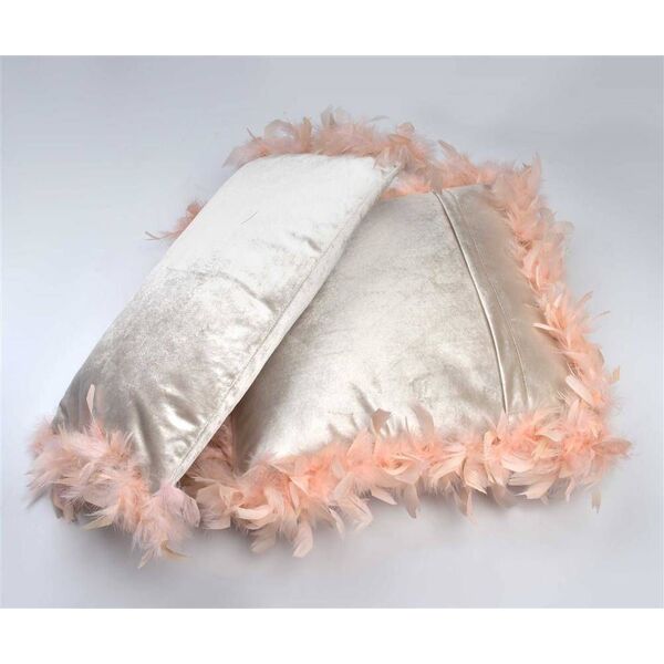Affek Design LORETA BEIGE Poduszka 44x44cm pióra