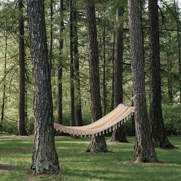 ProGarden Duży mocny Hamak XXL 200x100cm 1-osobowy leżanka
