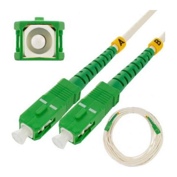 NEKU NEKU Patchcord światłowodowy SM SC/APC 9/125 FO 5m