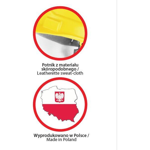 Dedra Kask ochronny, pomarańczowy, 4-punktowy pasek podbródkowy