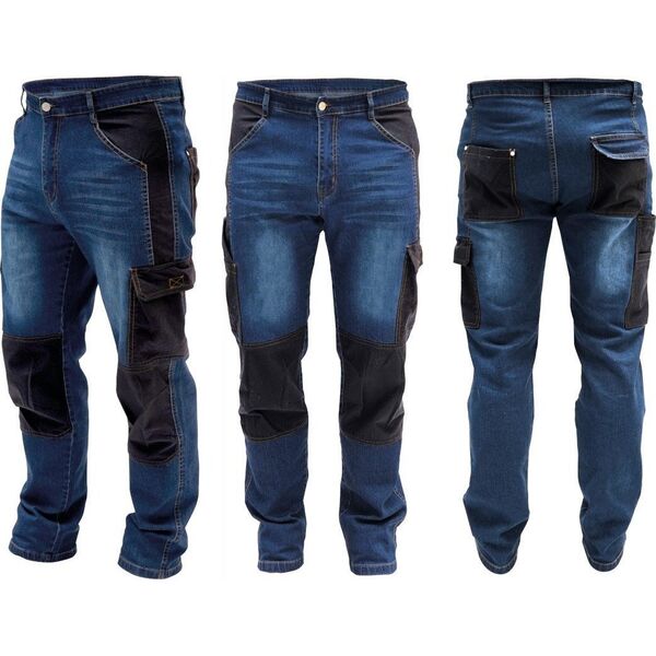 Dedra Spodnie jeans rozm.LD, denim 280g/m2