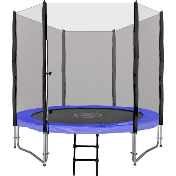 Trampolina ogrodowa Ramiz Tram 8N z siatką zewnętrzną 8 FT 244 cm
