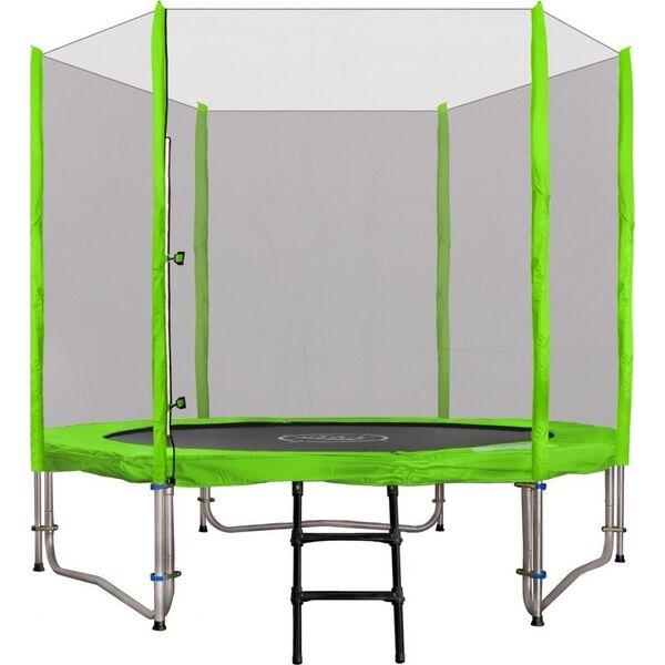 Trampolina ogrodowa Ramiz Tram 8Z z siatką zewnętrzną 8 FT 244 cm