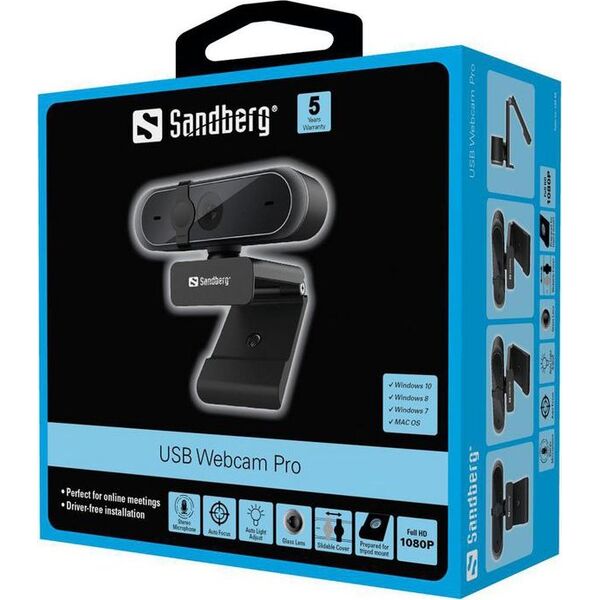 Kamera internetowa Sandberg USB Webcam Pro (133-95)