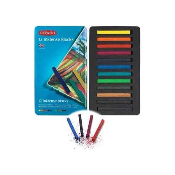 Artequipment DERWENT INKTENSE BLOCK 12 KOL. - TUSZ W SZTABACH uniw