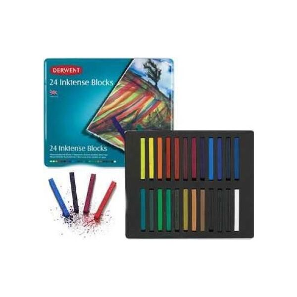 Artequipment DERWENT INKTENSE BLOCK 24 KOL. - TUSZ W SZTABACH uniw
