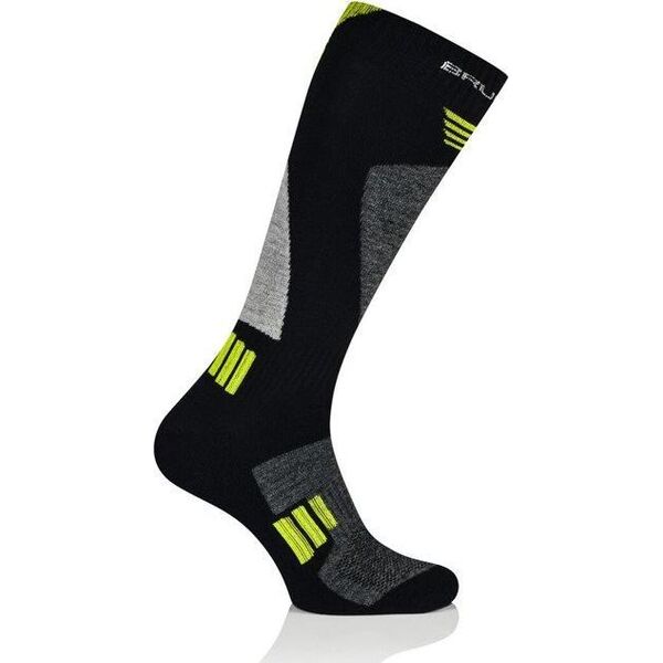 Brubeck BSK001/M Skarpety męskie Ski Force czarny/zielony L/42-44