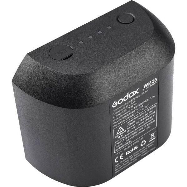 Zestaw studyjny GODOX Akumulator Godox WB26 do lamp błyskowych AD600 Pro TTL