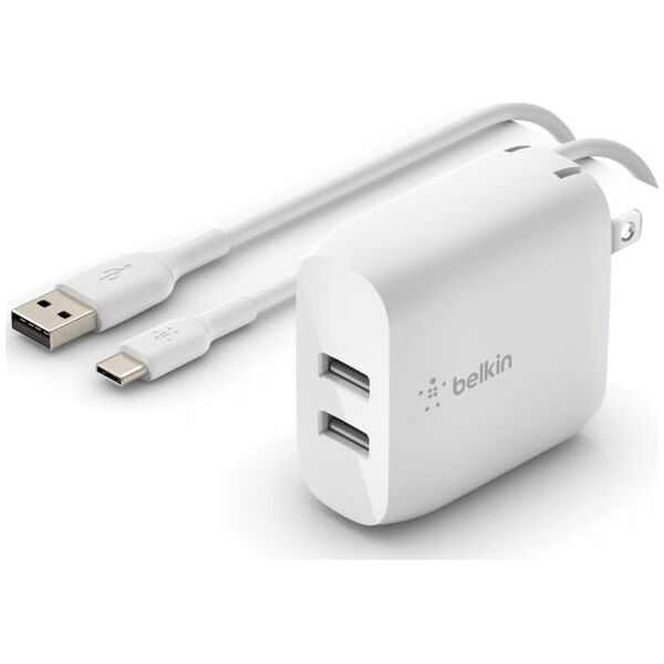 Ładowarka Belkin WCE001VF1MWH 2x USB-A 3 A (WCE001vf1MWH)