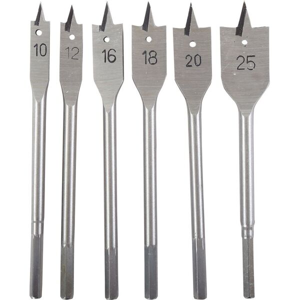 Wiertło Pro-Line WIERTŁA ŁOPATKOWE DO DREWNA KPL. 6 SZT. (10-25MM) PROLINE 26646 PROLINE